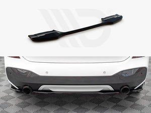Central Rear Splitter BMW X1 M-Pack F48 (2015-2019) - Wayside Performance 