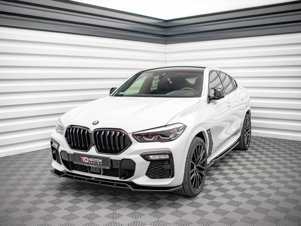 Front Splitter V.2 BMW X6 M-Pack G06 - Wayside Performance 