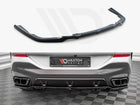 Central Rear Splitter (Vertical Bars) V.1 BMW X6 M-Pack G06 - Wayside Performance 