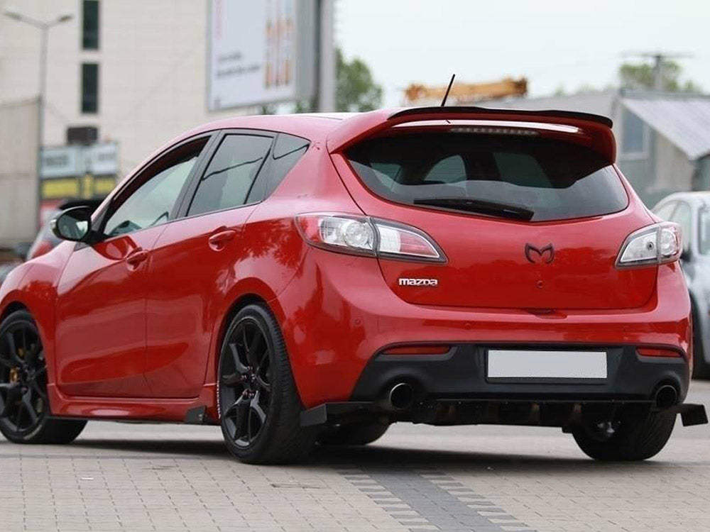 Racing Rear Side Splitters Mazda 3 MK2 MPS 2009-2013 - Wayside Performance 