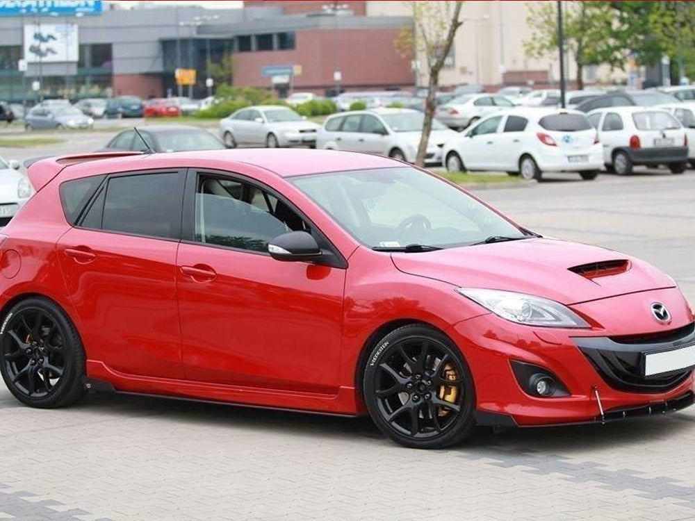 Racing Side Skirts Diffusers Mazda 3 MK2 MPS - Wayside Performance 