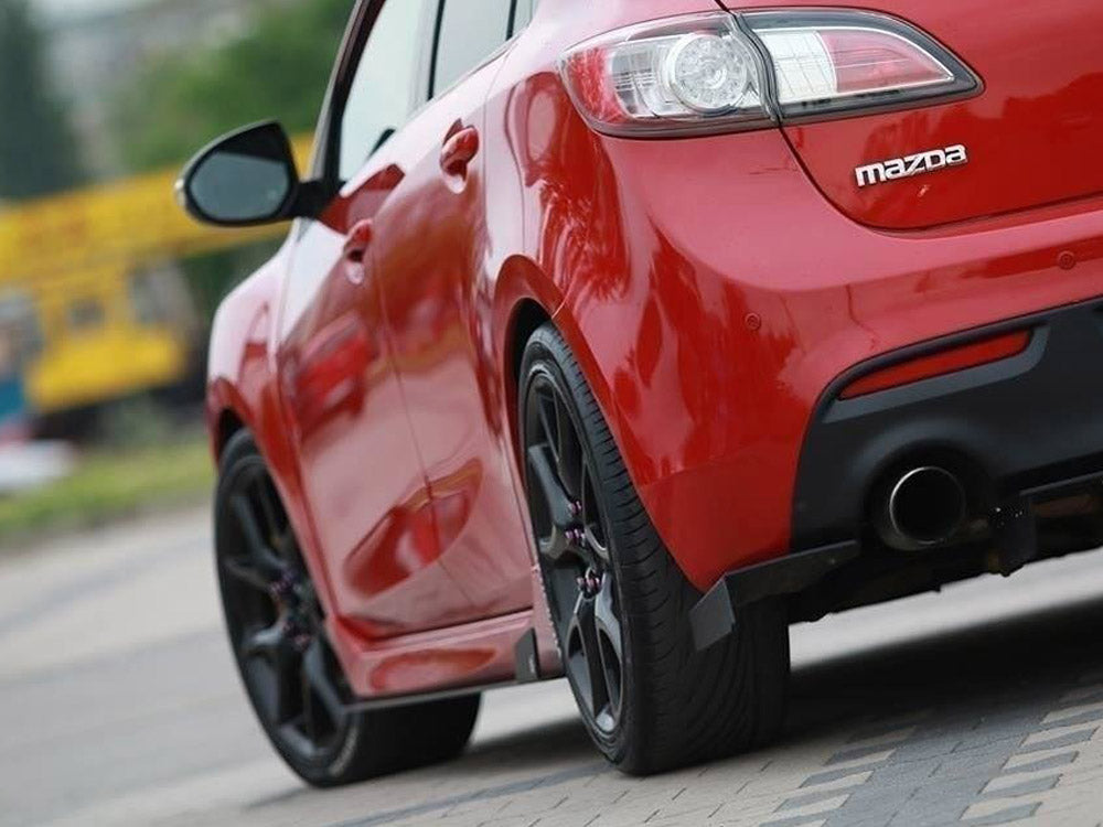 Racing Side Skirts Diffusers Mazda 3 MK2 MPS - Wayside Performance 
