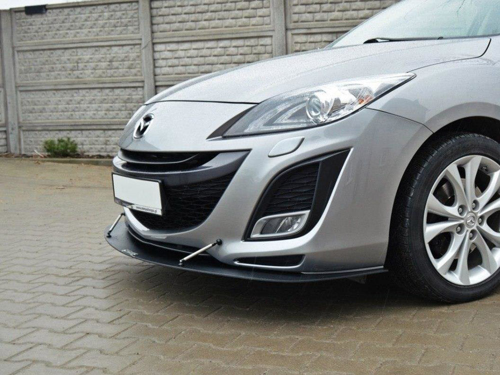 Front Racing Splitter Mazda 3 MK2 Sport (Preface) - Wayside Performance 