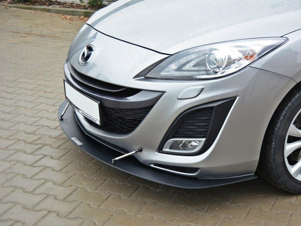 Front Racing Splitter Mazda 3 MK2 Sport (Preface) - Wayside Performance 