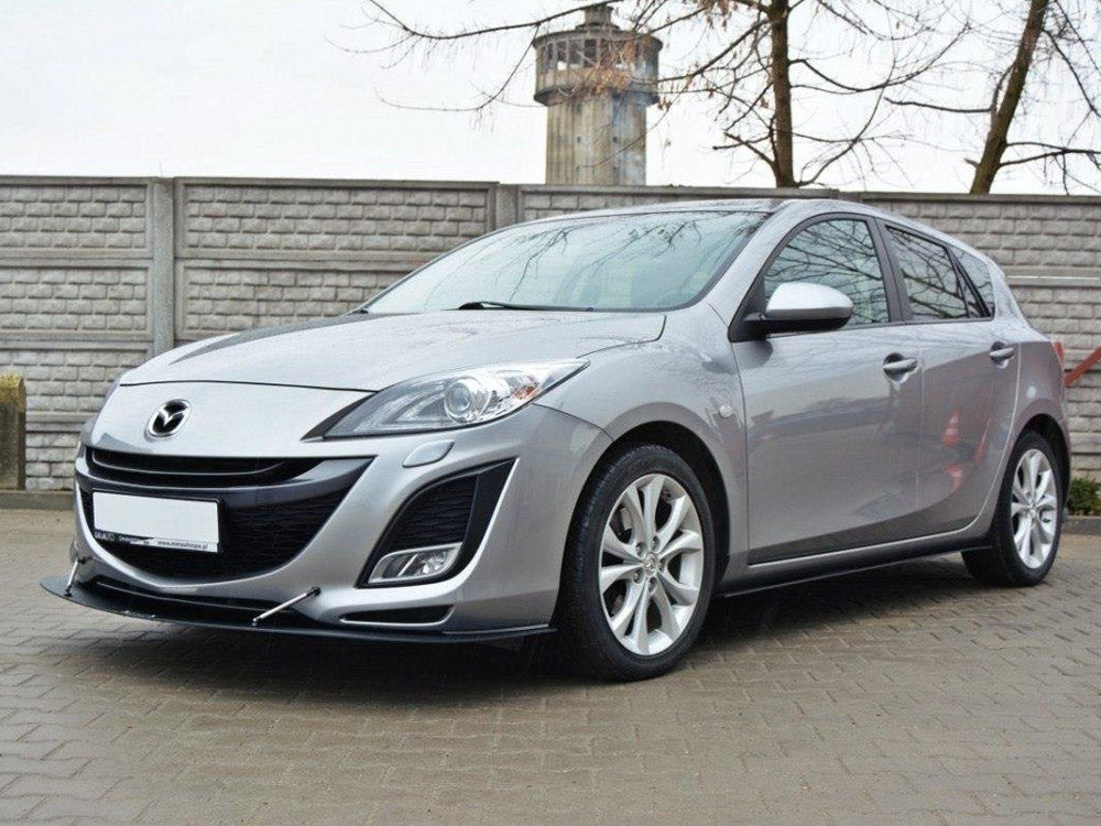 Front Racing Splitter Mazda 3 MK2 Sport (Preface) - Wayside Performance 