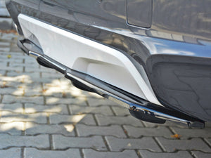Central Rear Splitter (Vertical Bars) BMW X4 M-Pack - Wayside Performance 