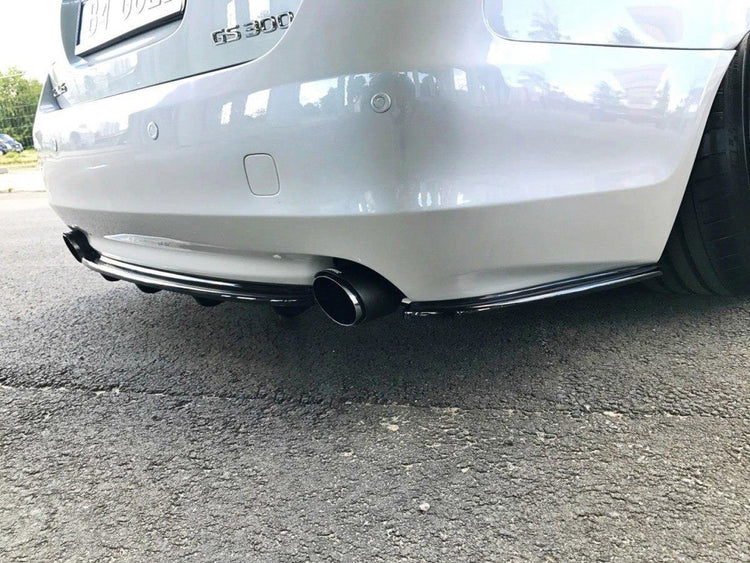 Central Rear Splitter (Vertical Bars) Lexus GS 300 Mk3 Facelift - Wayside Performance 