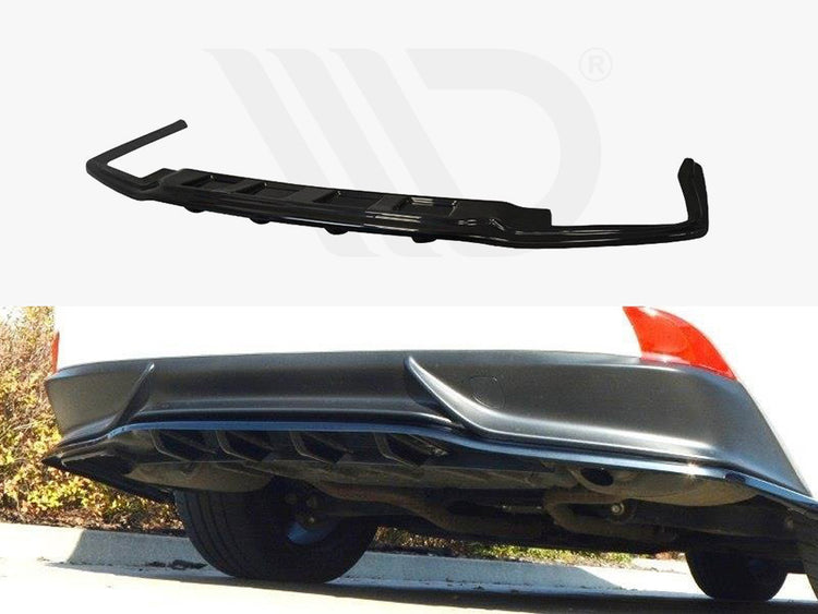 Central Rear Splitter (Vertical Bars) Lexus IS 300H Mk3 - Wayside Performance 