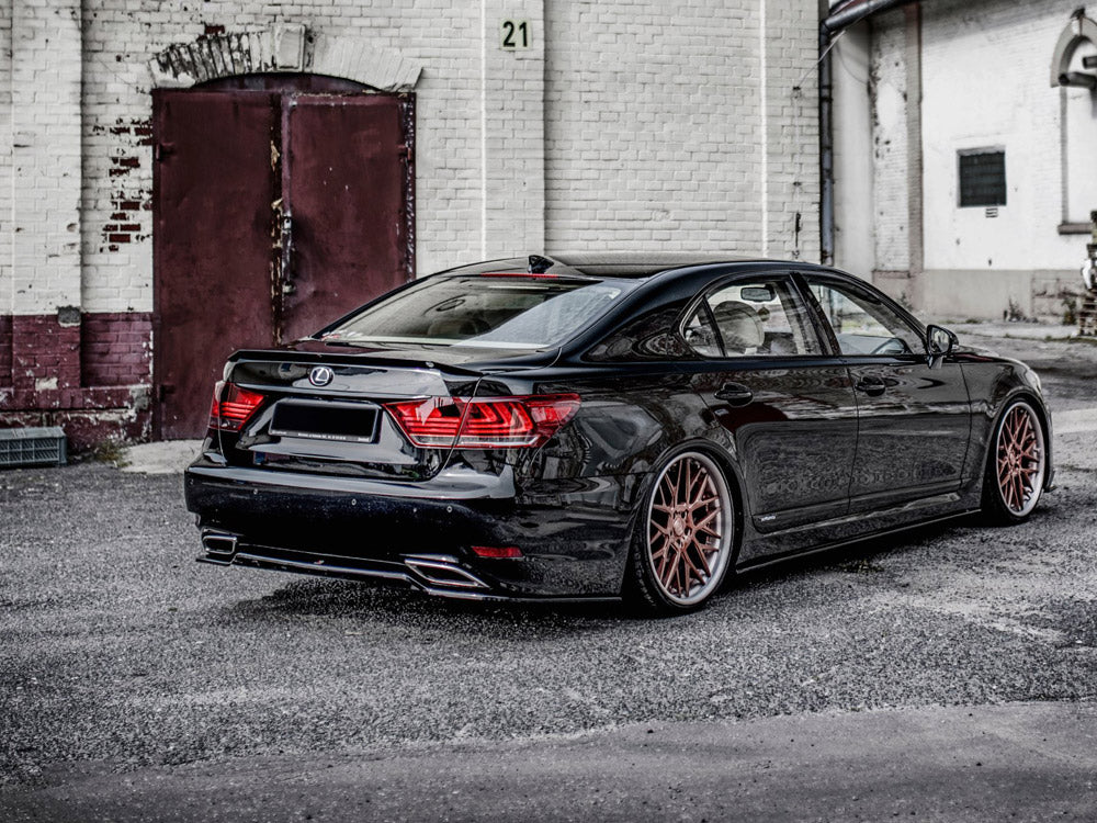 Central Rear Splitter Lexus LS MK4 Facelift (2012-2017) - Wayside Performance 
