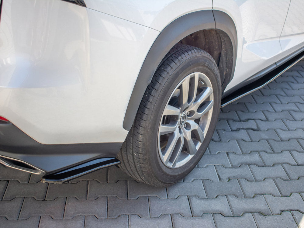 Rear Side Splitters Lexus NX Facelift (Hybrid) (2017-) - Wayside Performance 
