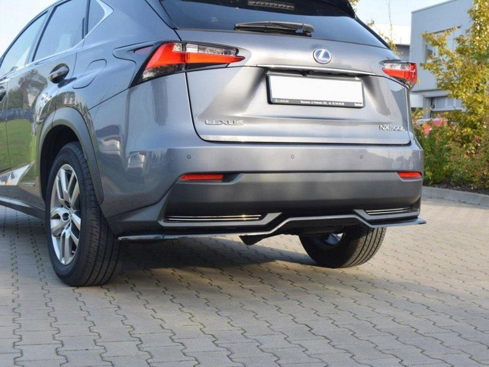 Central Rear Splitter Lexus NX MK1 H (Without Vertical Bars) (2014-2017) - Wayside Performance 