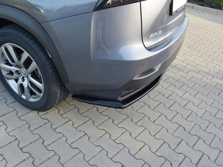 Central Rear Splitter Lexus NX MK1 H (Without Vertical Bars) (2014-2017) - Wayside Performance 