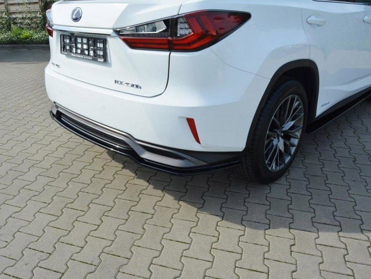 Central Rear Splitter Lexus RX MK4 H (Without Vertical Bars) - Wayside Performance 