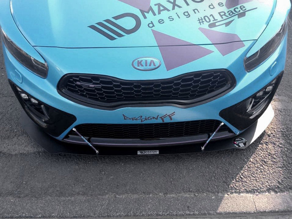 Front Racing Splitter KIA Cee'd GT MK2 (2013-2018) - Wayside Performance 