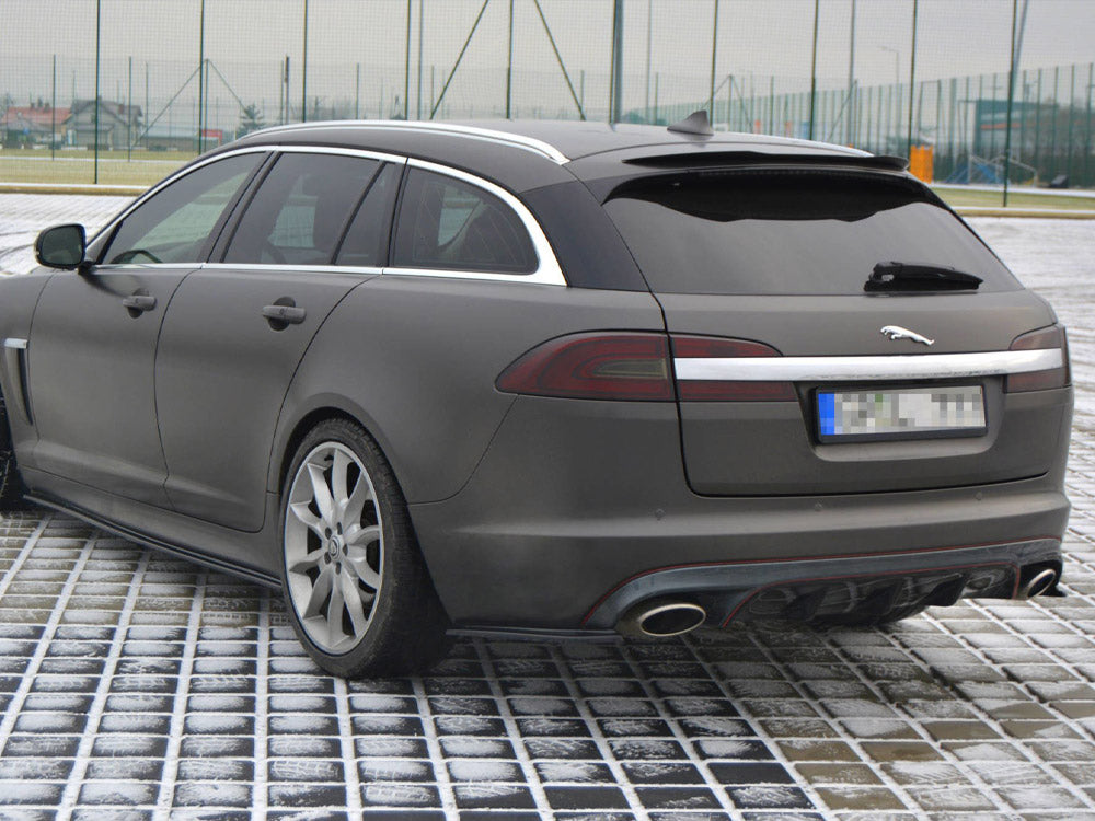 Rear Side Splitters Jaguar XF (X250) MK1 Sportbrake S-pack (2012-2015) - Wayside Performance 