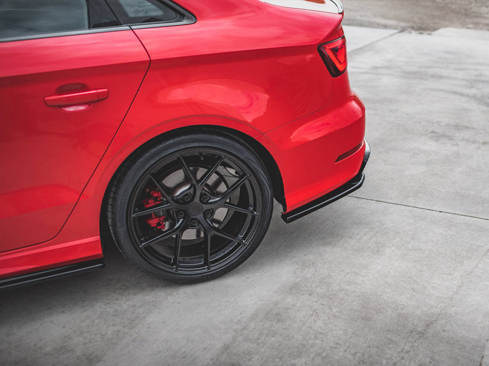 Maxton Design Rear Side Splitters Audi S3 Sedan 8v (2013-2016) - Wayside Performance 