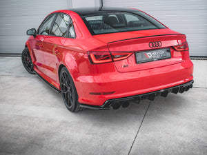 Maxton Design Rear Side Splitters Audi S3 Sedan 8v (2013-2016) - Wayside Performance 