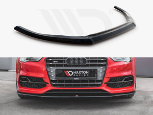 Maxton Design Front Splitter V.1 Audi S3 / A3 S-line 8v Sedan / Cabrio (2013-2016) - Wayside Performance 