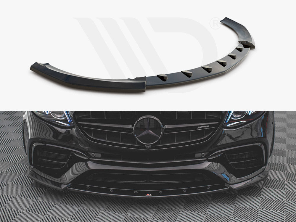 Front Splitter V.3 Mercedes E63 AMG Estate / Sedan S213 / W213 - Wayside Performance 