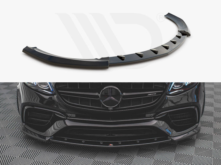 Front Splitter V.3 Mercedes E63 AMG Estate / Sedan S213 / W213 - Wayside Performance 