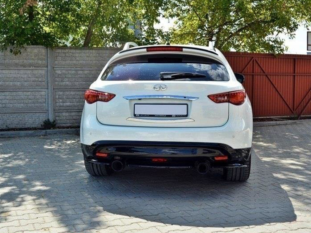Central Rear Splitter Infiniti QX70 - Wayside Performance 