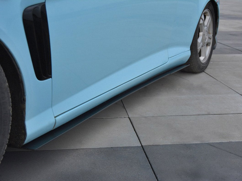 Racing Side Skirts Diffusers Hyundai Tiburon (Coupe) MK2 Facelift (2005-2008) - Wayside Performance 