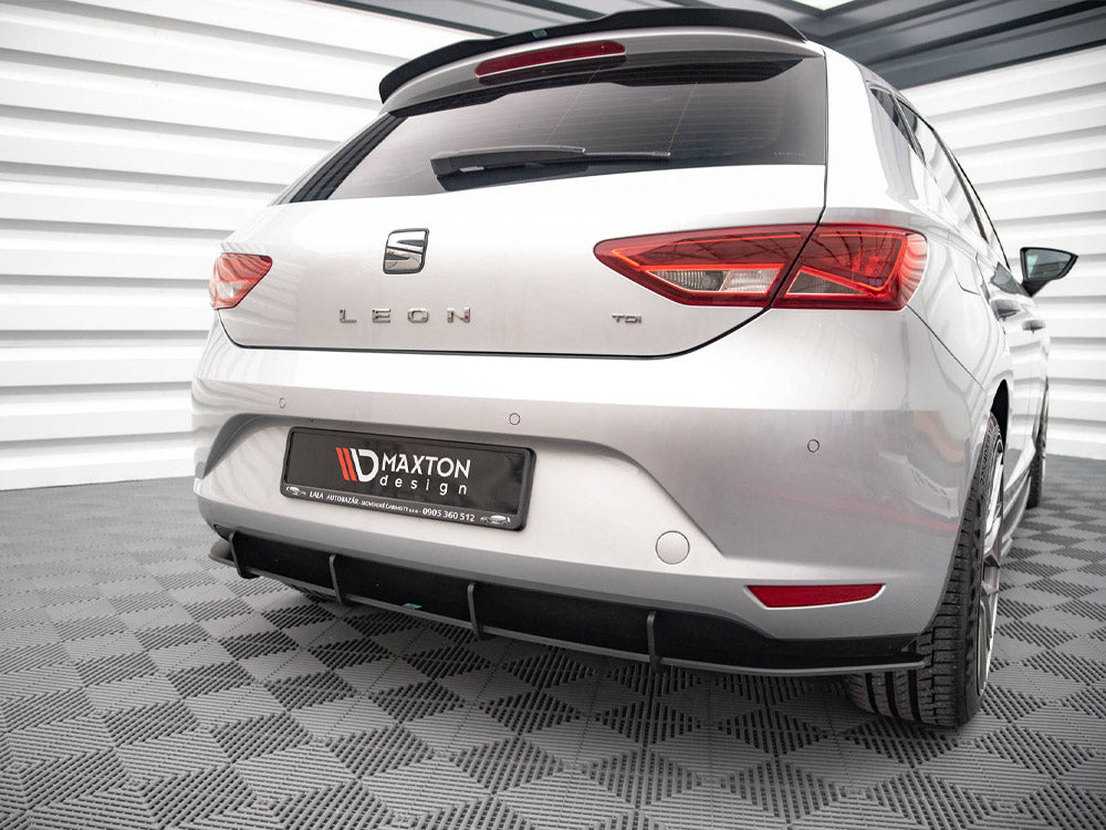 Street PRO Rear Diffuser Seat Leon Hatchback Mk3 (2012-2016) - Wayside Performance 