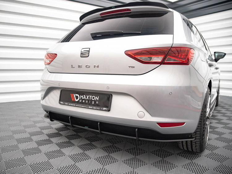 Street PRO Rear Diffuser Seat Leon Hatchback Mk3 (2012-2016) - Wayside Performance 