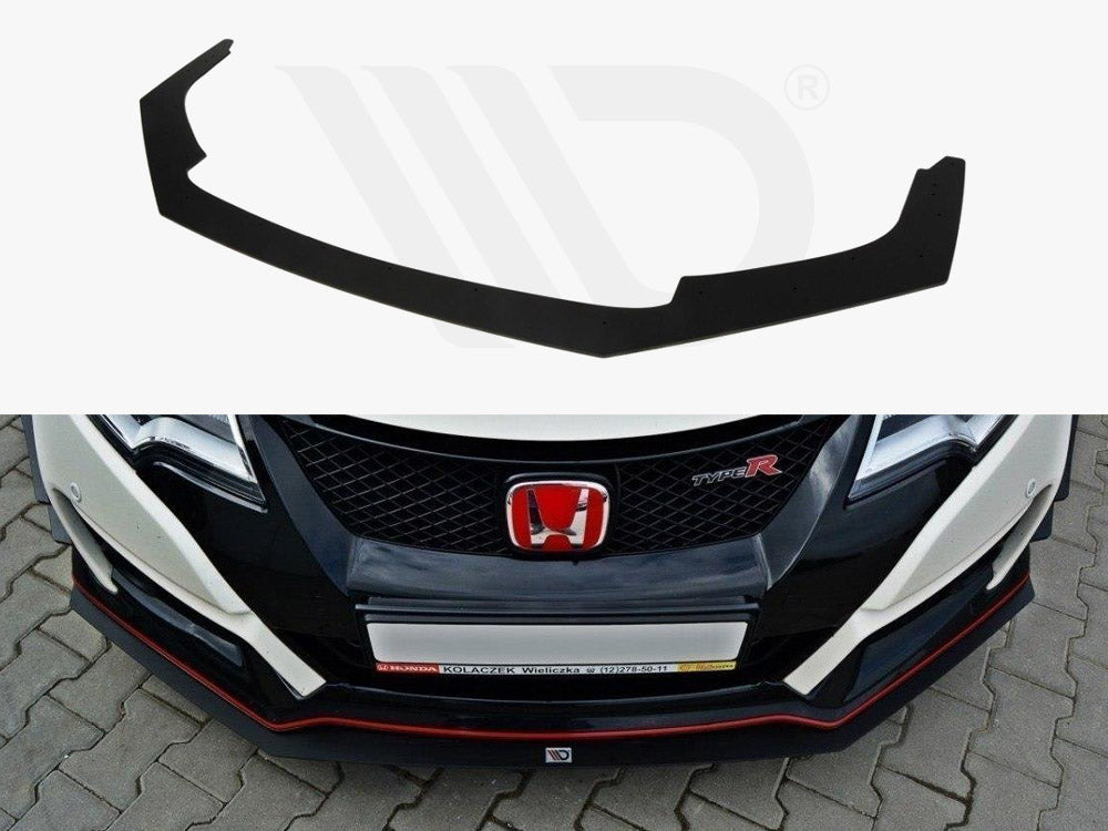 Front Racing Splitter V.1 Honda Civic IX Type R (2015-2017) - Wayside Performance 