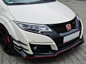 Front Racing Splitter V.1 Honda Civic IX Type R (2015-2017) - Wayside Performance 