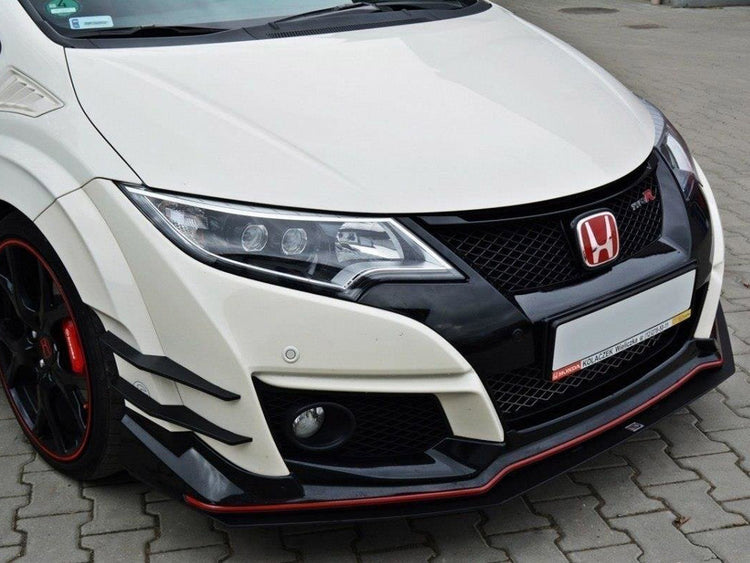 Front Racing Splitter V.1 Honda Civic IX Type R (2015-2017) - Wayside Performance 