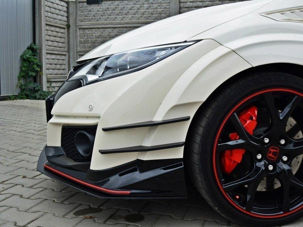 Front Racing Splitter V.1 Honda Civic IX Type R (2015-2017) - Wayside Performance 