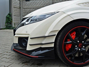 Front Racing Splitter V.1 Honda Civic IX Type R (2015-2017) - Wayside Performance 