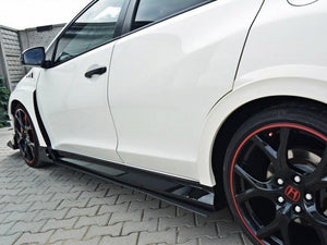 Racing Side Skirts Diffusers Honda Civic IX Type R (2015-2017) - Wayside Performance 