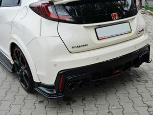 Rear Side Splitters Honda Civic IX Type R (2015-2017) - Wayside Performance 