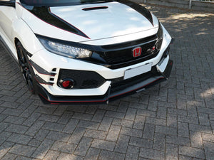 Front Racing Splitter V.1 Honda Civic MK10 Type-r (2017-UP) - Wayside Performance 