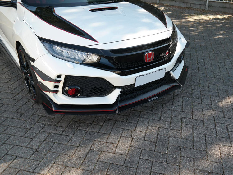 Front Racing Splitter V.1 Honda Civic MK10 Type-r (2017-UP) - Wayside Performance 
