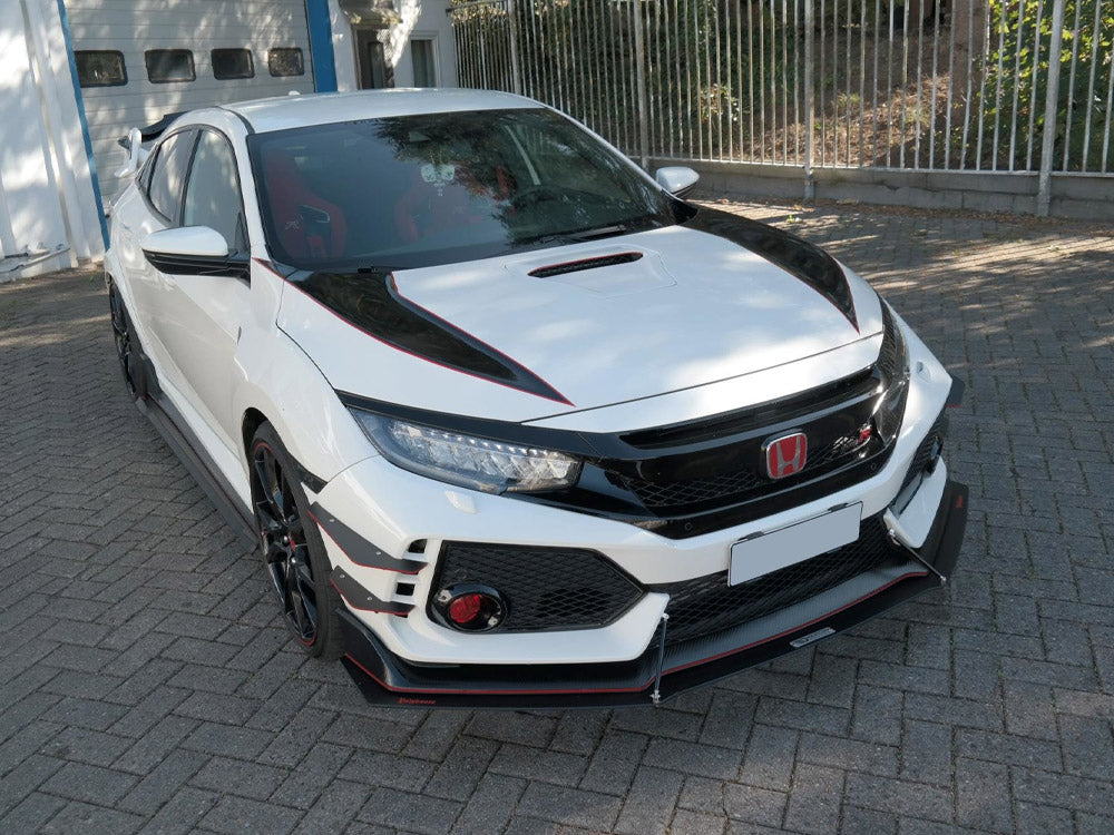 Front Racing Splitter V.1 Honda Civic MK10 Type-r (2017-UP) - Wayside Performance 