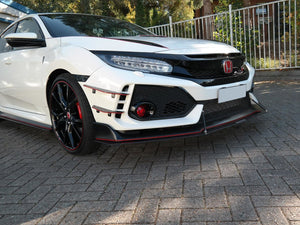 Front Racing Splitter V.1 Honda Civic MK10 Type-r (2017-UP) - Wayside Performance 