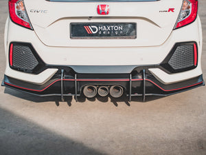 Street PRO Rear Diffuser V.2 Honda Civic X Type R - Wayside Performance 