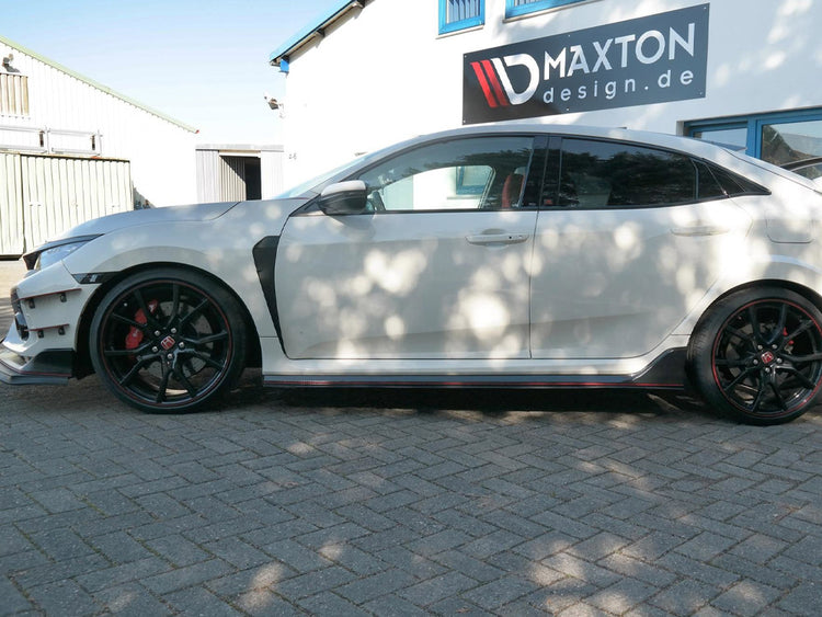 Racing Side Skirts Splitters Honda Civic MK10 Type-r (2017-UP) - Wayside Performance 