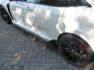 Racing Side Skirts Splitters Honda Civic MK10 Type-r (2017-UP) - Wayside Performance 