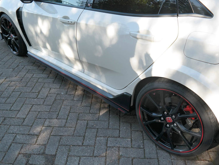 Racing Side Skirts Splitters Honda Civic MK10 Type-r (2017-UP) - Wayside Performance 