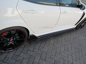Racing Side Skirts Splitters Honda Civic MK10 Type-r (2017-UP) - Wayside Performance 