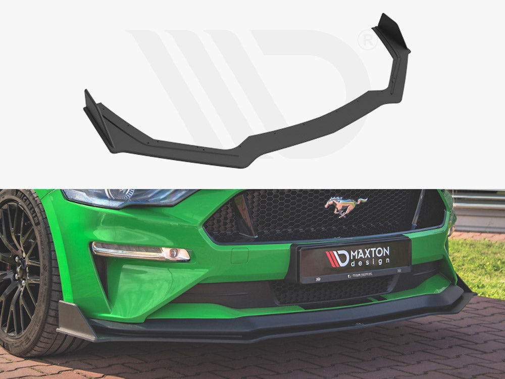 Street PRO Front Splitter V.2 Ford Mustang GT Mk6 Facelift (2017-) - Wayside Performance 