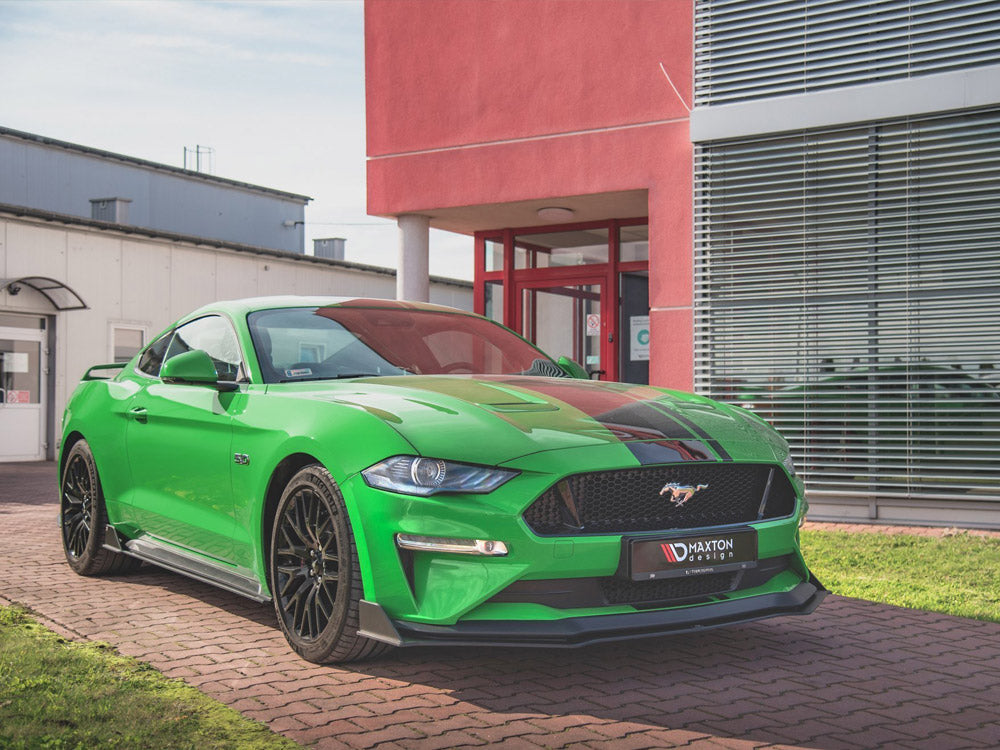 Street PRO Front Splitter V.2 Ford Mustang GT Mk6 Facelift (2017-) - Wayside Performance 