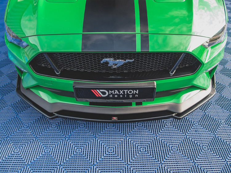 Front Splitter V.2 + Flaps Ford Mustang GT Mk6 Facelift - Wayside Performance 