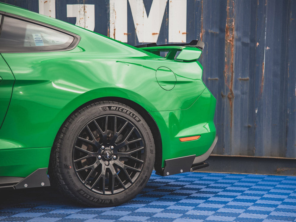 Rear Side Splitters V.1 + Flaps Ford Mustang GT Mk6 Facelift - Wayside Performance 