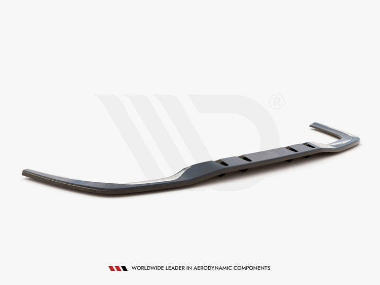 Central Rear Splitter V.1 (Vertical Bars) Mercedes A 35 AMG Sedan V177 - Wayside Performance 