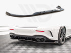 Central Rear Splitter V.2 (Vertical Bars) Mercedes A 35 AMG Sedan V177 - Wayside Performance 